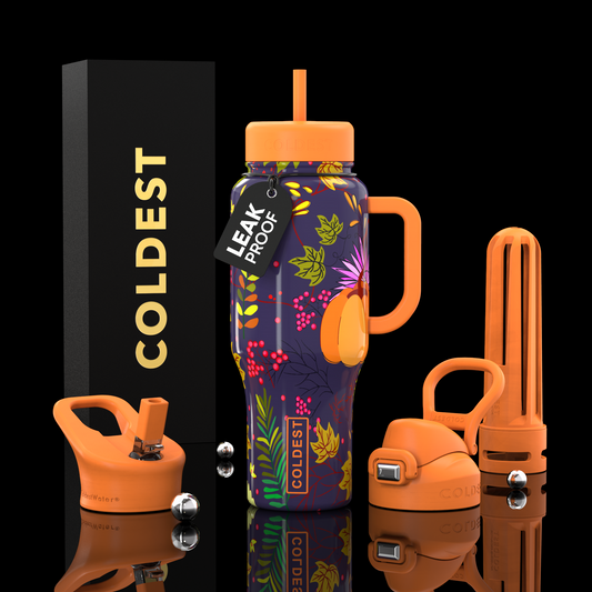 COLDEST 36oz Limitless Ultra v8 water bottle – Fall Harvest design