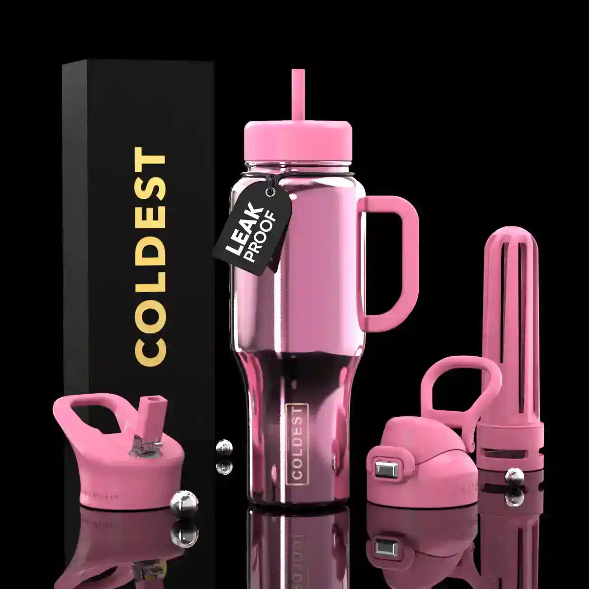 COLDEST 36oz Limitless Ultra v8 water bottle – featured design product photo