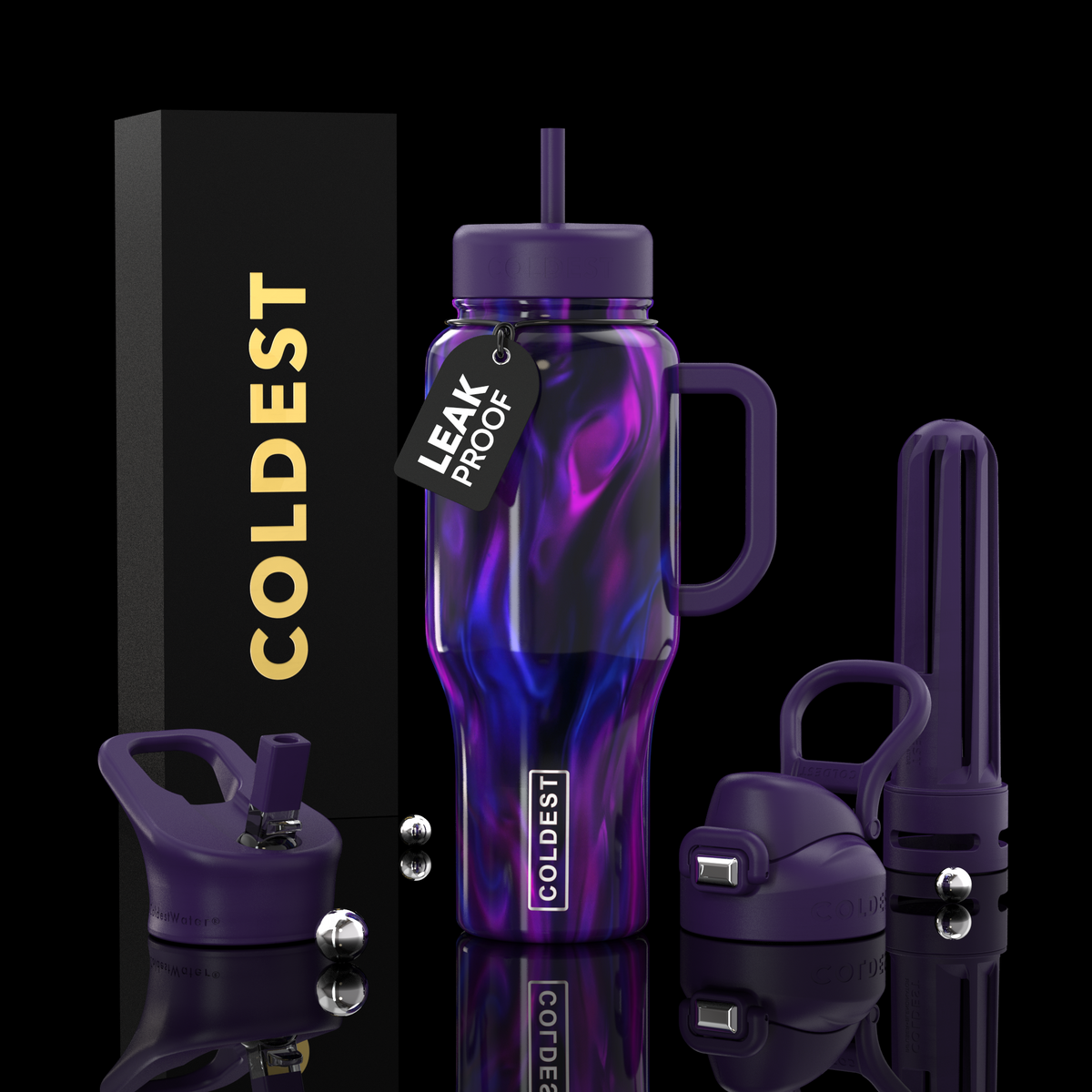 COLDEST 36oz Limitless Ultra v8 water bottle – Taste This Potion design