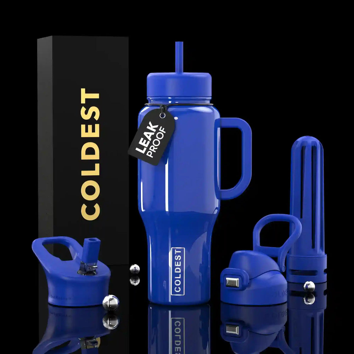 COLDEST 36oz Limitless Ultra v8 water bottle – featured design product photo