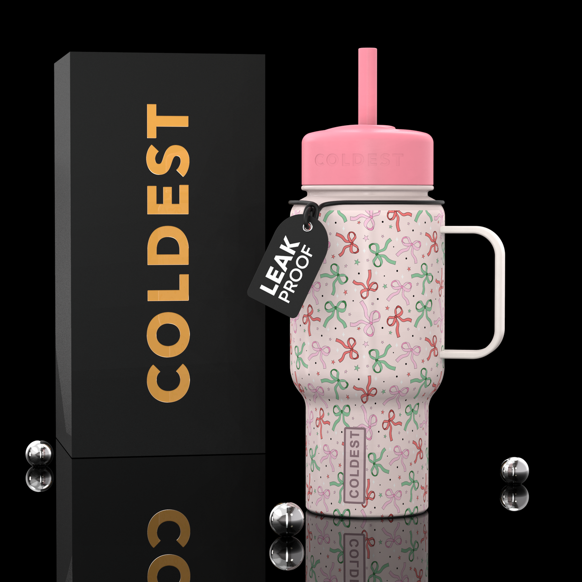COLDEST 6.7oz mini water bottle – featured design product photo