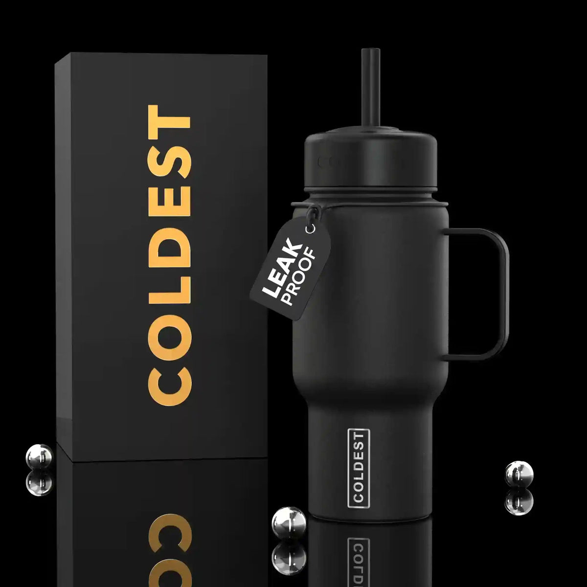 COLDEST 6.7oz mini water bottle – featured design product photo