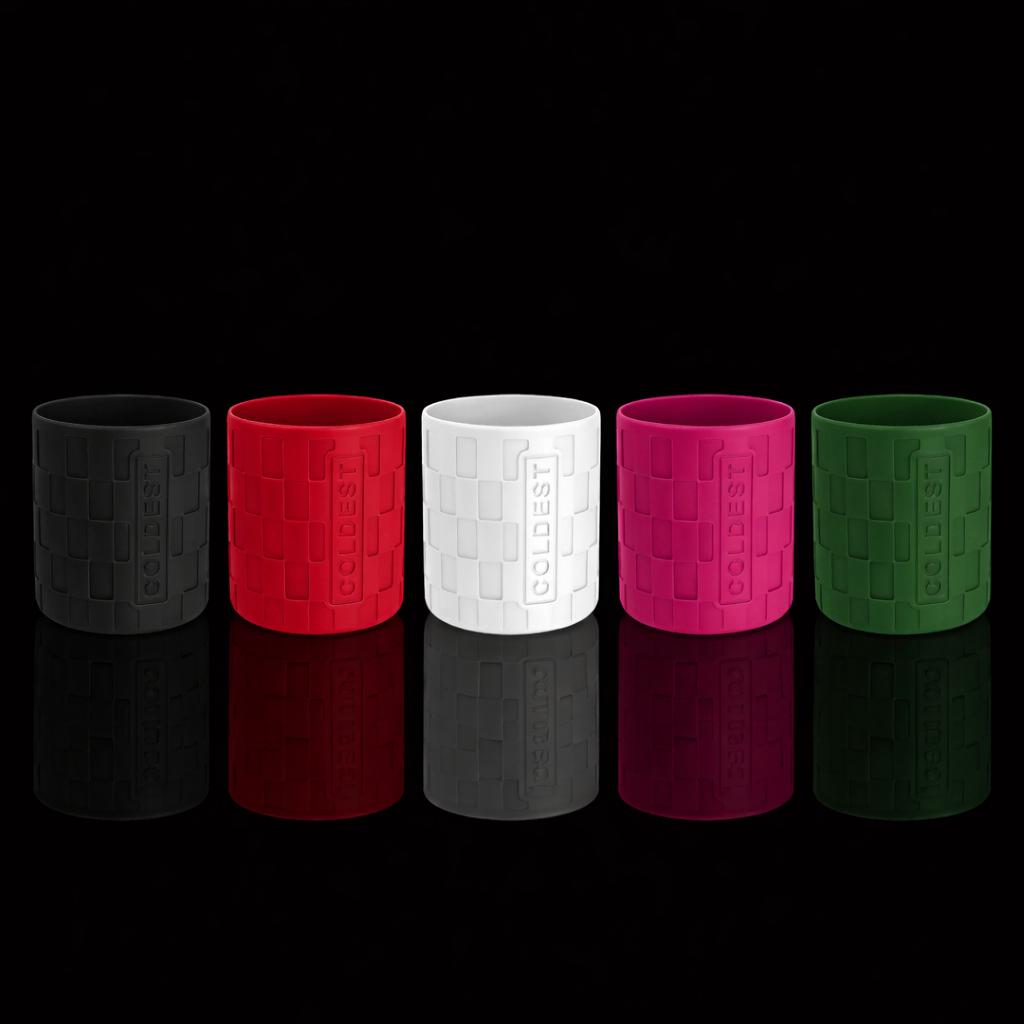 COLDEST protective bottle boots 5-pack – featured design product photo