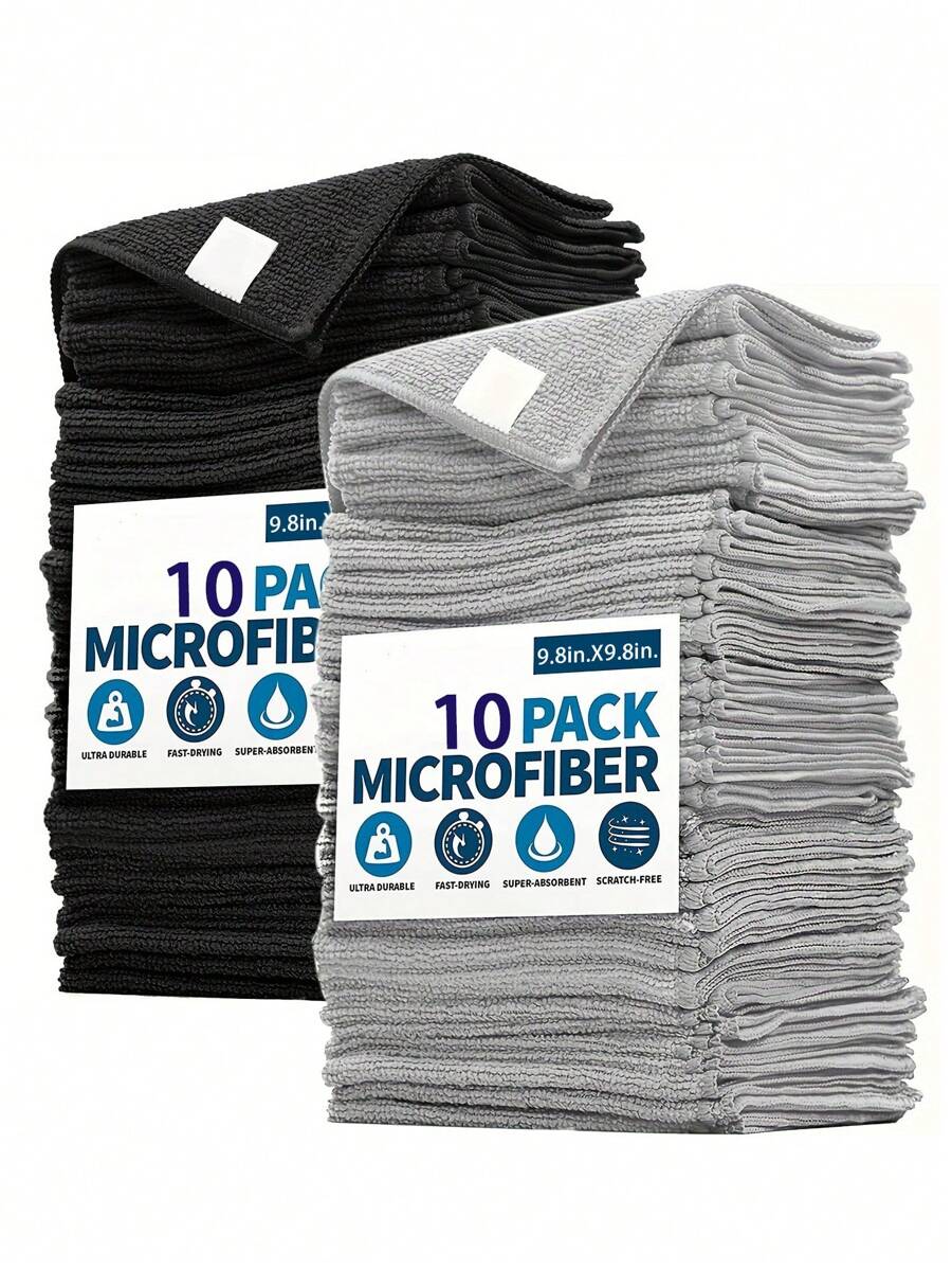 Microfiber Kitchen Cleaning Towels – 1/5/10 Pack
