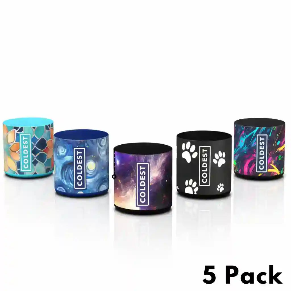 COLDEST protective bottle boots 5-pack – main product photo
